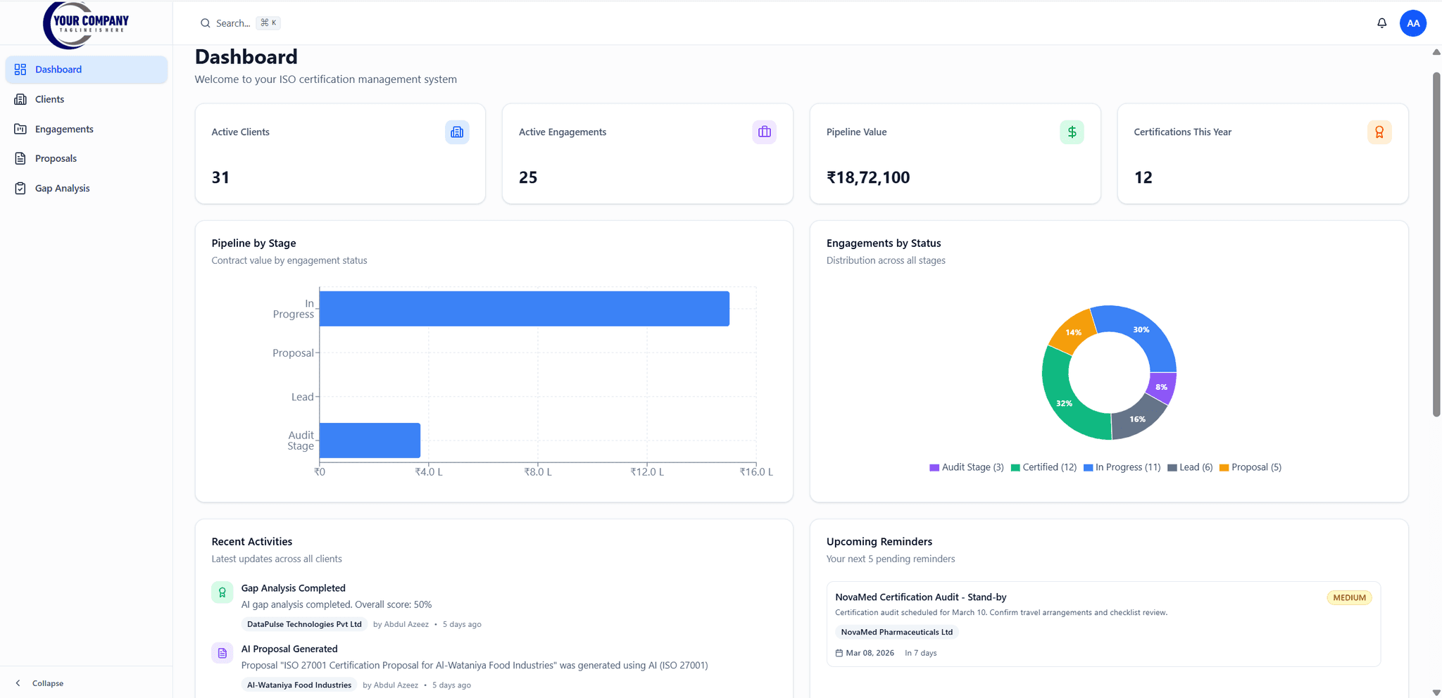 ISO Consulting CRM