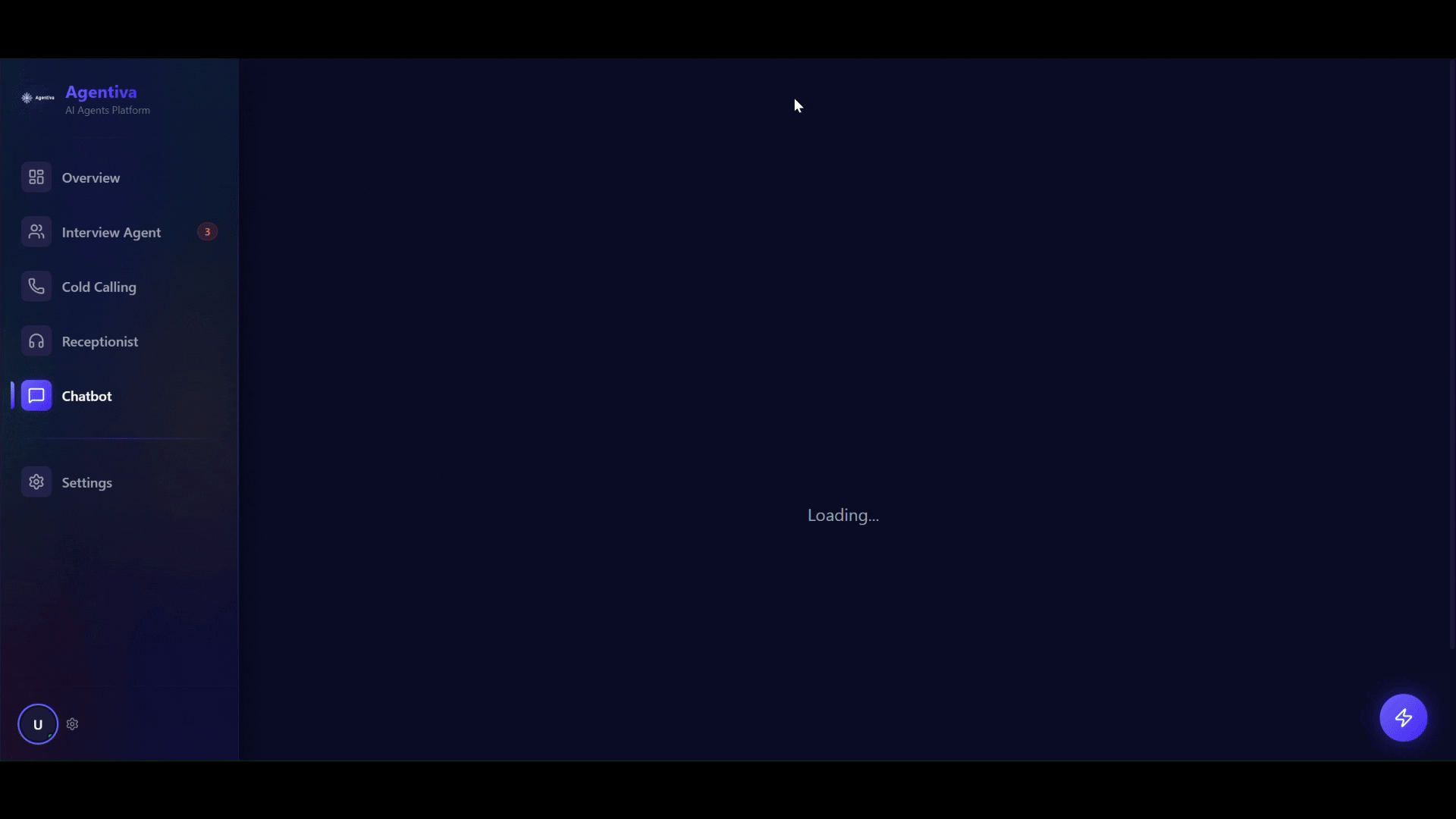 RAG Chatbot Dashboard Preview